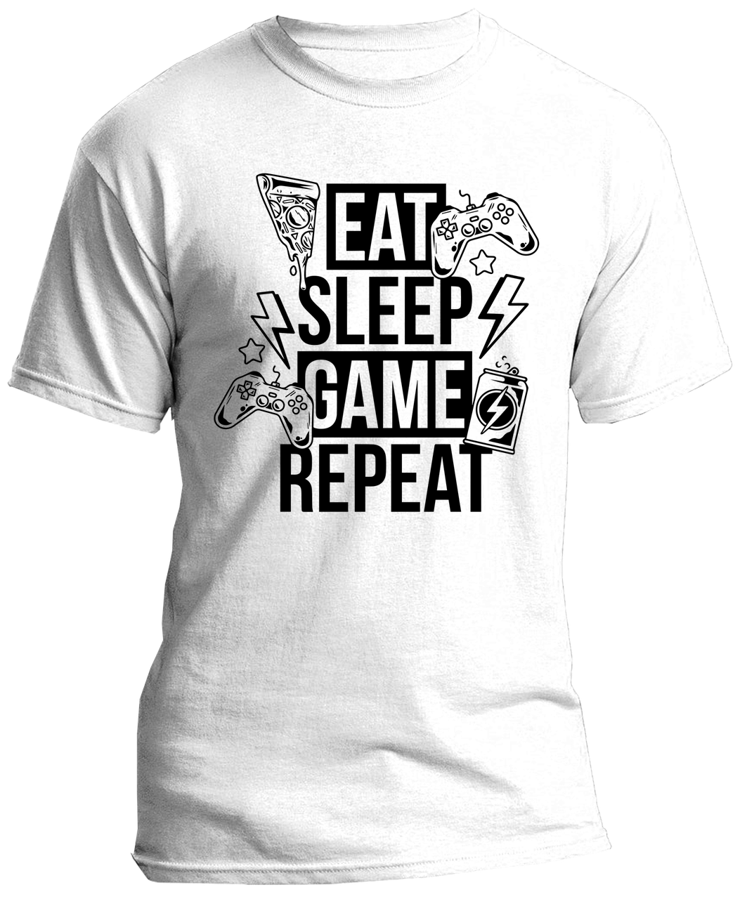 T-Shirt "Eat Sleep Game & Repeat"