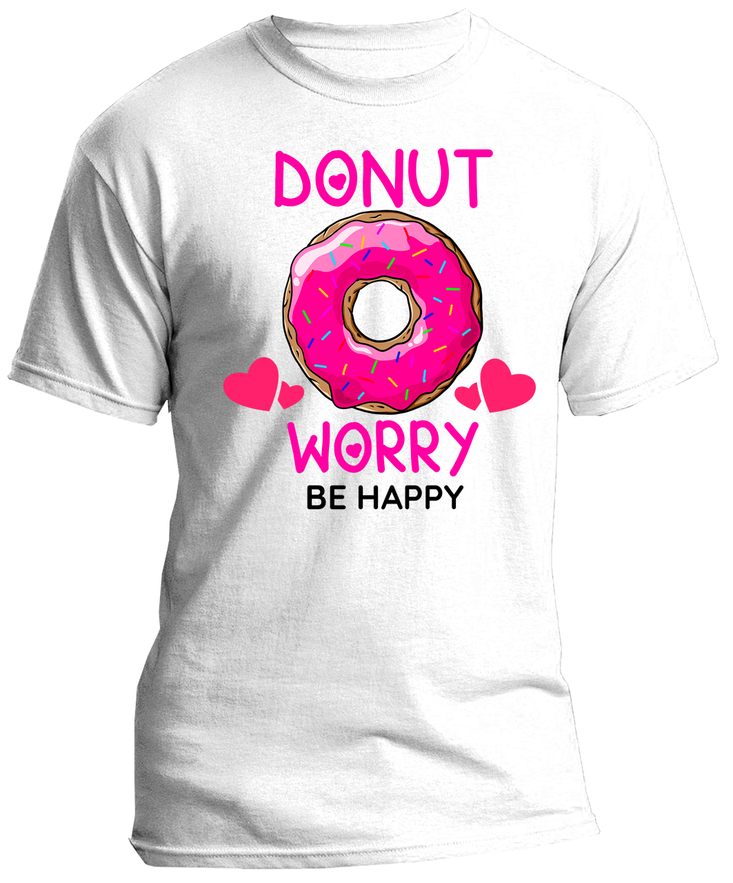 T-Shirt "Donut worry be happy"